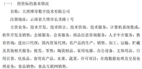 博導股份戰略布局數字技術領域，擬投資500萬設立全資子公司大理博導數字技術